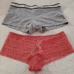 NWT TWO PAIR!! Victorias Secret Boyshorts